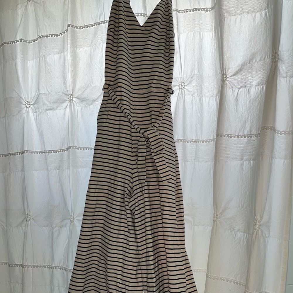Striped jumpsuit